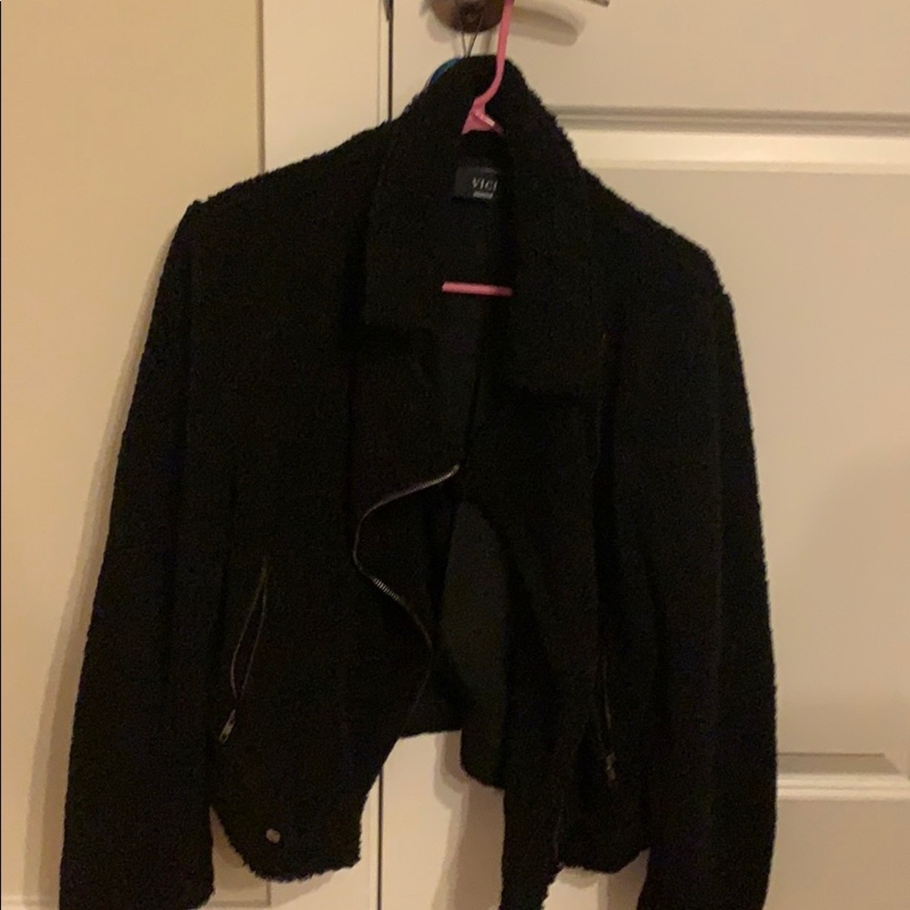Vici Dolls black teddy/Sherpa jacket